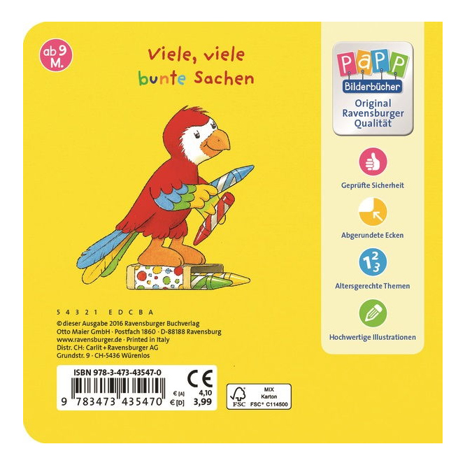 Mein erstes Gucklochbuch - Farben - Ravensburger