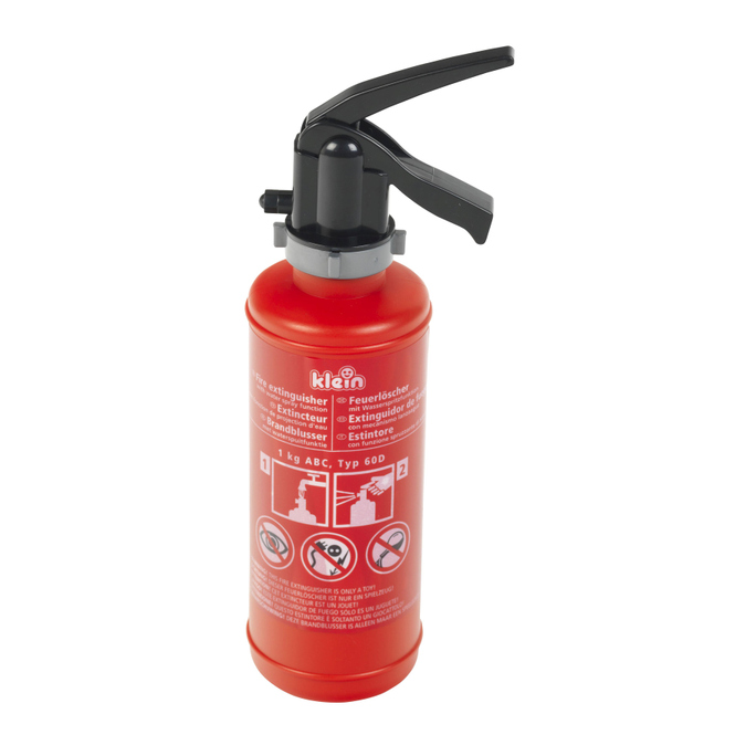 Feuerlöscher - ca. 25 x 6 x 6 cm - mit Spritzfunktion - für Kinder
