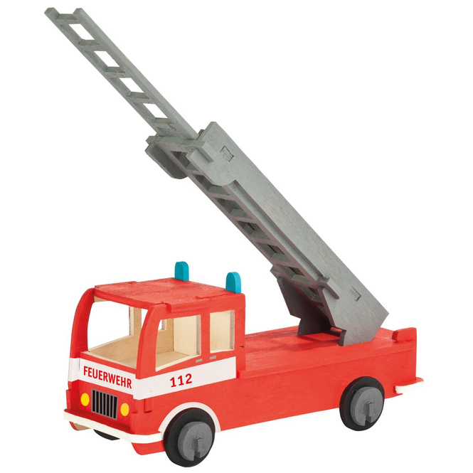 Laubsägevorlage Feuerwehrauto