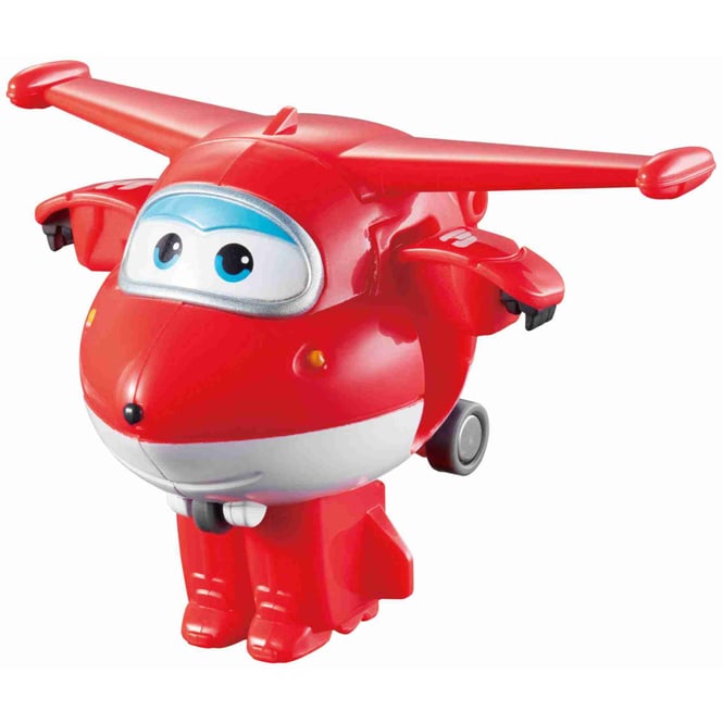 Super Wings - Transformer Spielfigur - Jett - ca. 5 cm