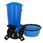 Hundezubehör - Futter- und Wasserbehälter - blau - Bild 2