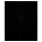 90er LED-Spinnennetz - Ø = ca. 160 cm - Bild 2