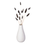 Vase - bauchig - weiß - ca. 8 x 15,5 cm - Bild 2