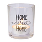 Windlicht - Home Sweet Home - klar - ca. 8,5 x 10 cm - Bild 2