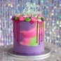 Kuchentopper - Happy Birthday - silber - ca. 15,5 x 11 cm - Bild 2