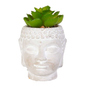 Pflanztopf mit Kunstpflanze - Buddha - ca. 9 x 8 x 15 cm - Bild 2