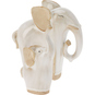 Dekofigur Elefant mit Kind - aus Porzellan - ca. 19 cm - 1 Stück  - Bild 2