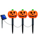 3er Set Gartenstecker - Kürbis mit LED - ca. 45 cm - Bild 2