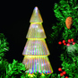 LED Baum mit Timer - ca. 12 x 26 cm - Bild 2