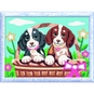 Malen nach Zahlen - CREART® - Hunde im Körbchen - Bild 2