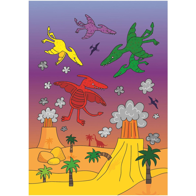 Thumbnail - Malblock - Water Magic - Dinosaurier