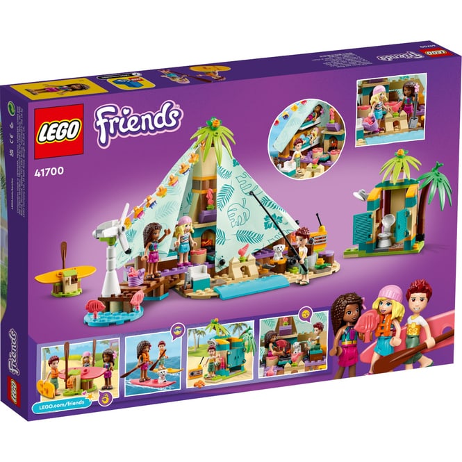 Toy for Girls and Boys 6+ Years Old Toy for Kids 8+ Years Old 2022 Summer Series & 41700 Friends Beach Glamping Camping Nature Set LEGO 41703 Friends Friendship Tree House Set