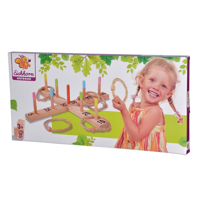 Ringwurfspiel aus Holz