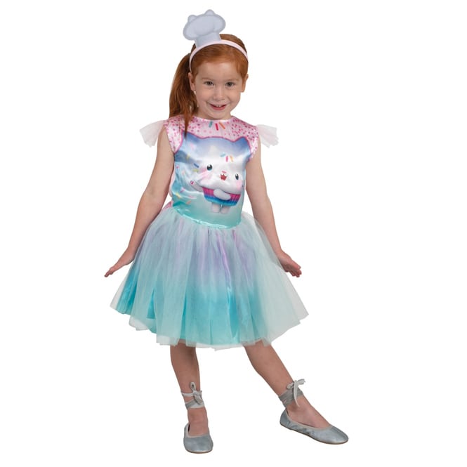 Gabby's Dollhouse - Kostüm Cakey Cat für Kinder - Größe XXS