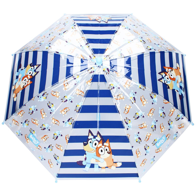 Bluey - Regenschirm - Junp into Fun - blau