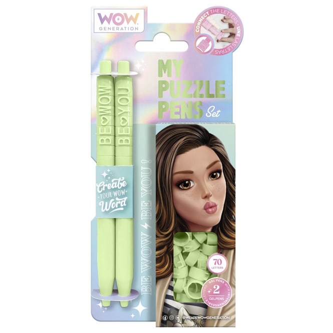 WOW Generation - 2 Puzzle Stifte - Gelstifte - 1 Stück