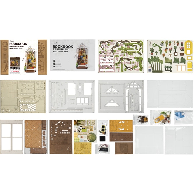 DIY - Holz Bastelset - Miniaturhaus - Gartenhaus