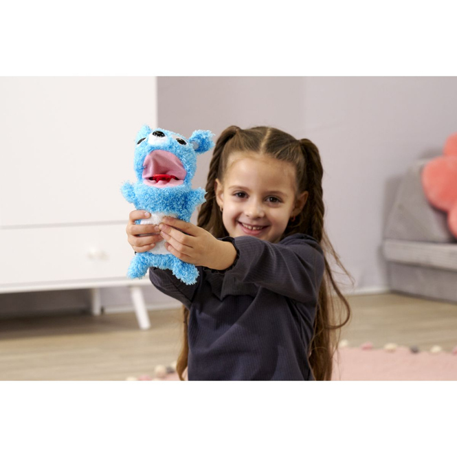 ScreamerZ - Plüschfigur Bär - Babbling Bear - blau - ca. 30 cm