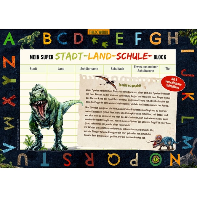 T-Rex World - Meine superschlaue saurierstarke Schulstart-Box