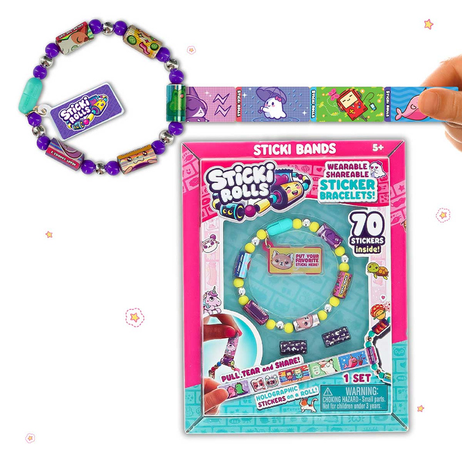 Sticki Rolls - Sticker-Armbänder inkl. 70 Sticker