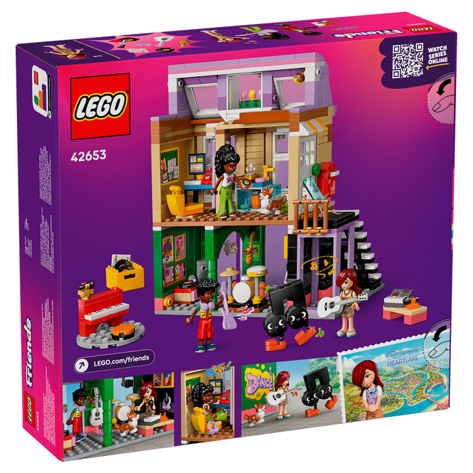 LEGO® Friends 42653 - Musikladen & Wohnung