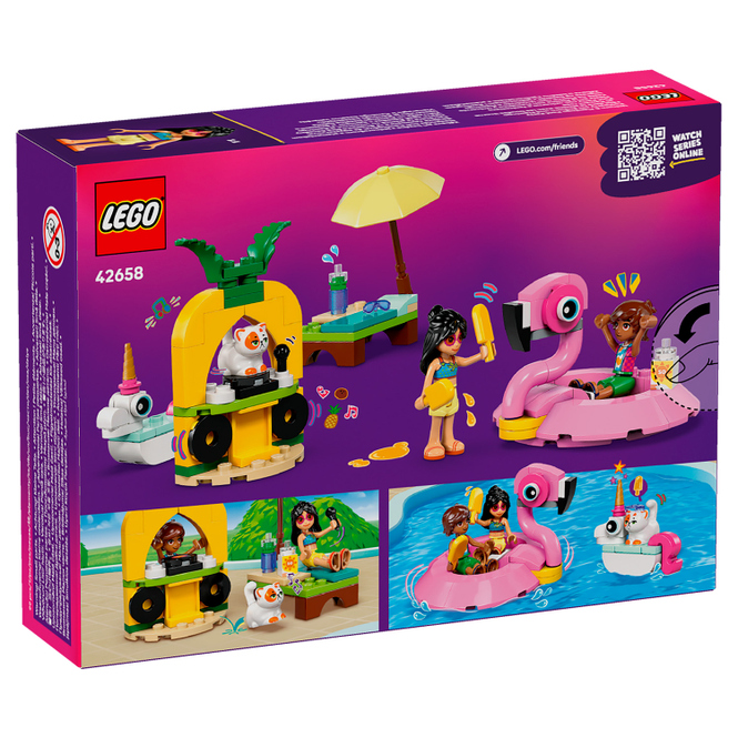 LEGO® Friends 42658 - Poolparty mit Einhorn und Flamingo