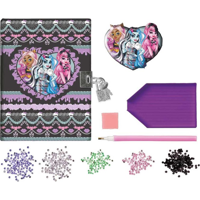 Monster High - Diamond Paint Tagebuch