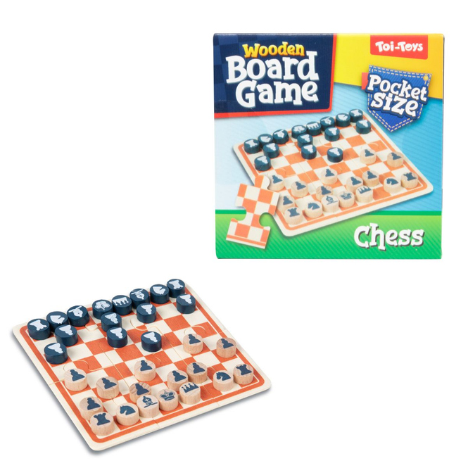Mini-Holzbrettspiel - 1 Stück