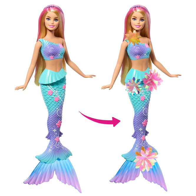 Barbie - Flower Magic - Meerjungfrauen Puppe