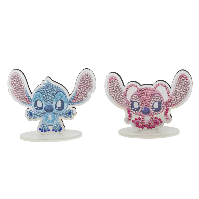 Disney Stitch - Crystal Art Buddies - Steckfigur Stitch + Angel - Spiegeleffekt