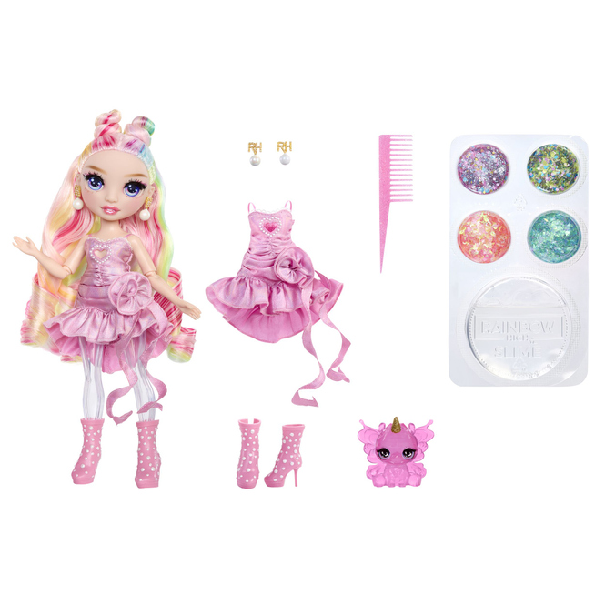 Rainbow High - Rainbow Shimmers mit Slime - Modepuppe Bella