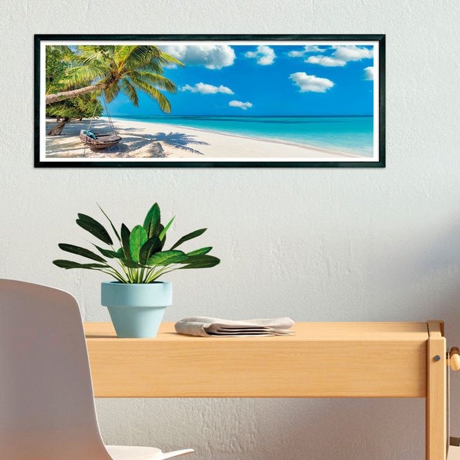 Panorama Puzzle - Schlendern am Strand - 1000 Teile - High Quality Collection