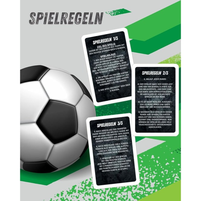 ANZEN STARS - Fußball Manager - Kartenspiel