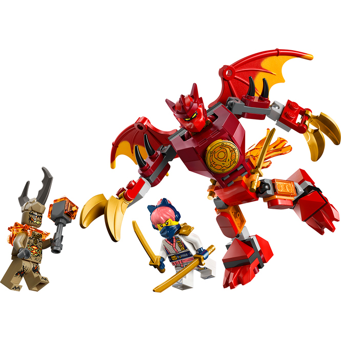LEGO® NINJAGO® 71851 - Kais Drachen-Mech Battle Set