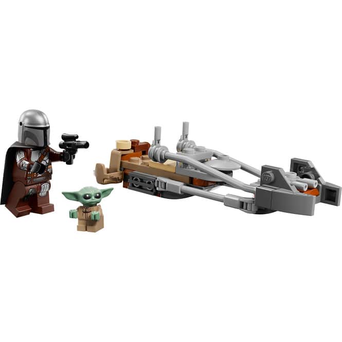 LEGO® Star Wars™ 75436 - Der Mandalorianer und Grogu auf ihrem Speeder Bike