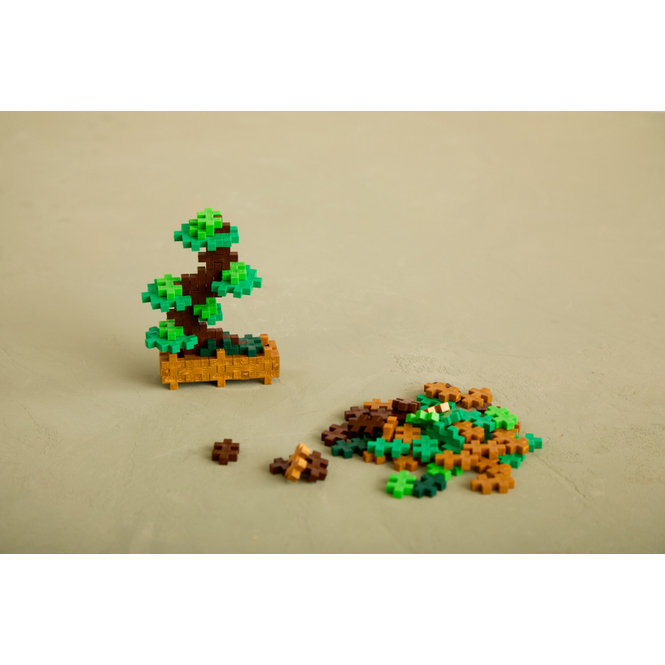 PlusPlus - Bausteine Bonsai grün - 49 Teile