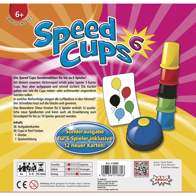 Speed Cups - Sechsfacher Stapelspaß