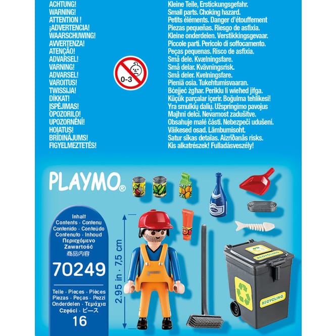 Playmobil Special Plus 70249 Straßenreiniger NEU OVP 