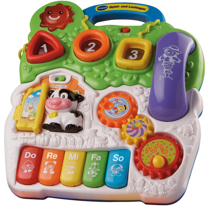 Baby Spiel- und Laufwagen, grün-orange - VTech