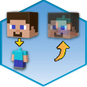 Minecraft Minis - Mob Head Sammelfigur - 1 Stück - Bild 3