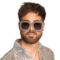 Partybrille Bling - eckig - schwarz  - Bild 3