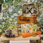 Picknick- Set im Korb - für 2 Personen - ca. 26 x 38 x 18 cm  - Bild 3