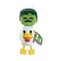 Hühnerjockey-Zombie Spielzeug - ca. 20 cm - Bild 3
