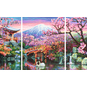 Malen nach Zahlen - Kirschblüte in Japan - Meisterklasse Triptychon - Schipper - Bild 3