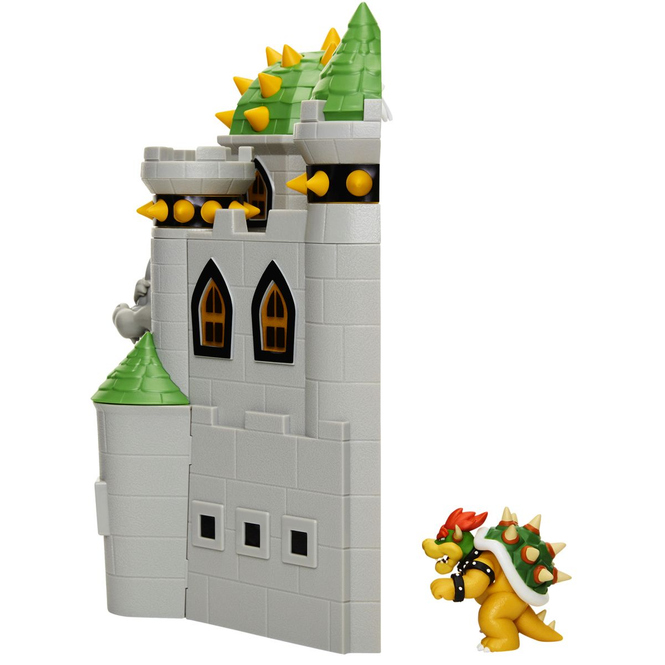 Super Mario - Spielset - Deluxe Bowser's Castle - mit Bowser Figur