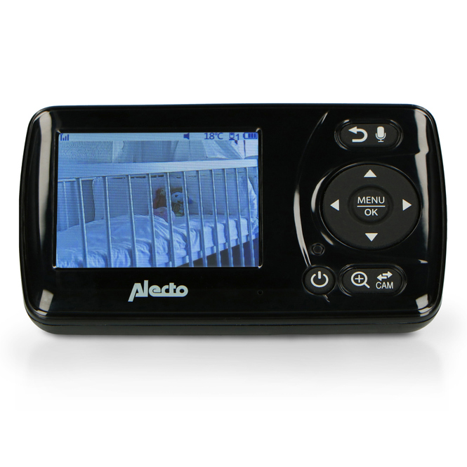 Alecto - Video-Babyphone DVM71BK mit Farbdisplay - schwarz