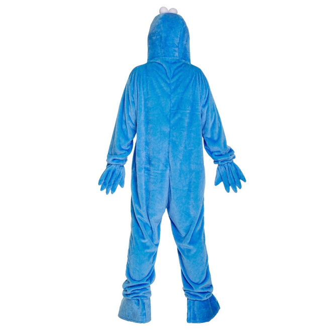 Sesamstrasse - Kostüm für Erwachsene - Krümmelmonster - Größe S/M (170cm)