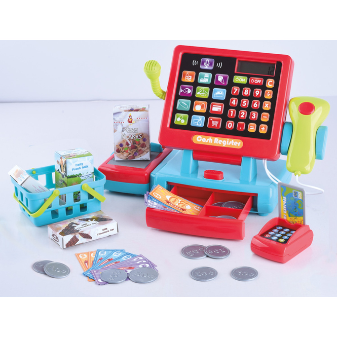 Besttoy - Supermarktkasse mit Zubehör - 34-teilig