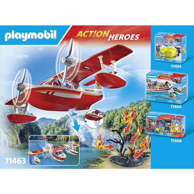 Playmobil® 71463 - Feuerwehrflugzeug mit Löschfunktion - Playmobil® Action Heroes