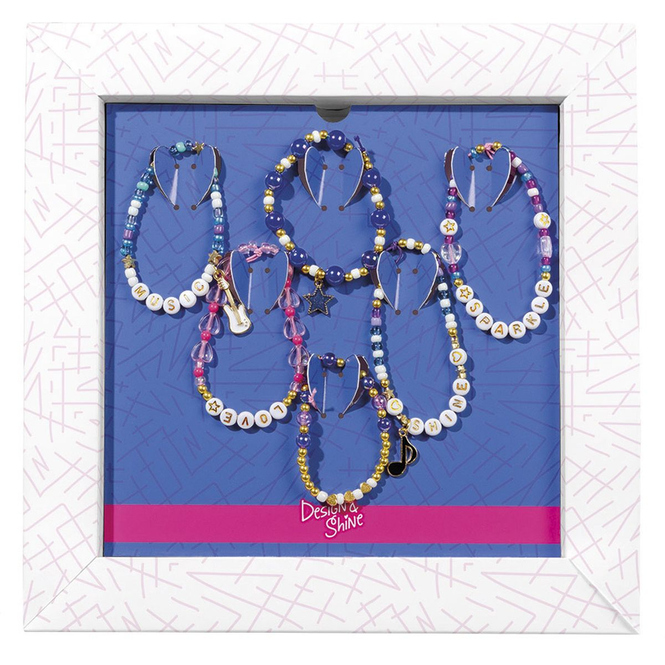 Totum - Disign & Shine - Bastelset Glitzerarmbänder